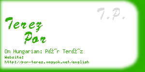 terez por business card